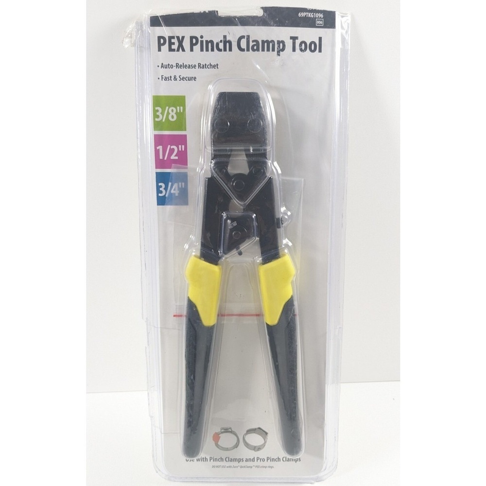 Apollo PEX Pinch Clamp Tool 3/8 1/2 3/4 Ratchet 69PTKG1096 Calibration Gauge